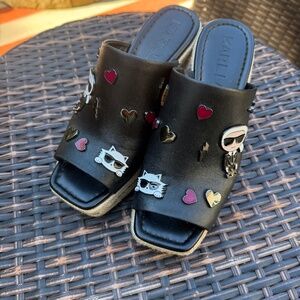 Karl Lagerfeld wedges